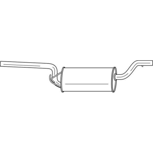 Mittelschalld&auml;mpfer Sigam 25496 f&uuml;r Ford