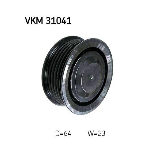 Umlenk /f&uuml;hrungsrolle Keilrippenriemen Skf VKM 31041 f&uuml;r Audi Chrysler Fiat Seat
