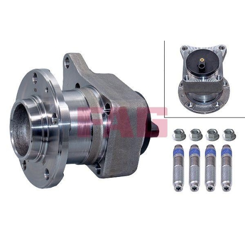 Radlagersatz Schaeffler Fag 713 6405 30 f&uuml;r Citro&euml;n Fiat Peugeot Hinterachse