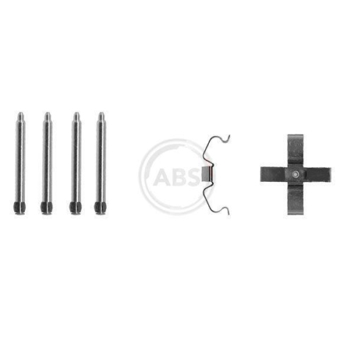 Zubehörsatz Scheibenbremsbelag A.b.s. 1266Q für Opel Saab Vauxhall Hinterachse