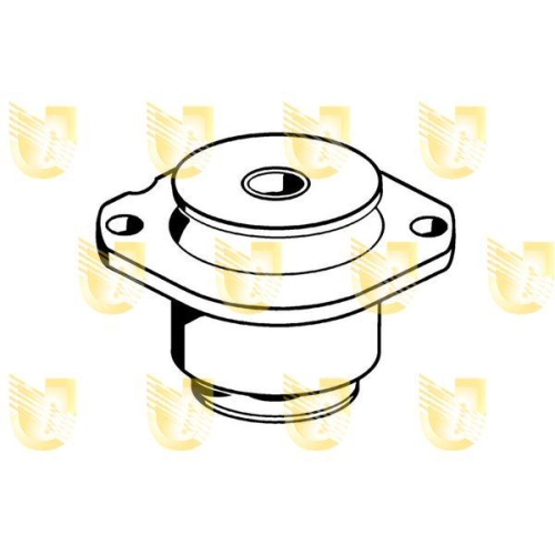 Lagerung Motor Unigom 395406 f&uuml;r Alfa Romeo Fiat Iveco Hinten
