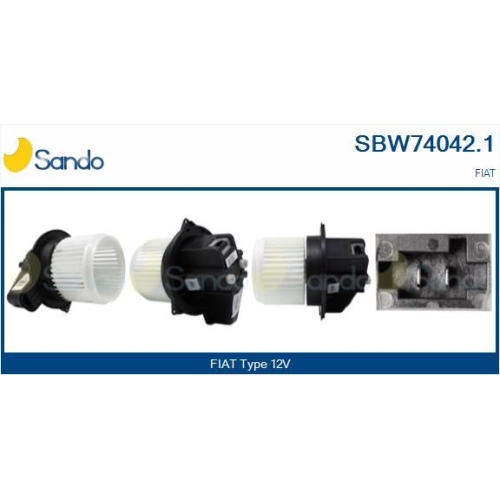 Innenraumgebl&auml;se Sando SBW74042.1 f&uuml;r Fiat F&uuml;r Fahrzeuge Ohne Klimaanlage