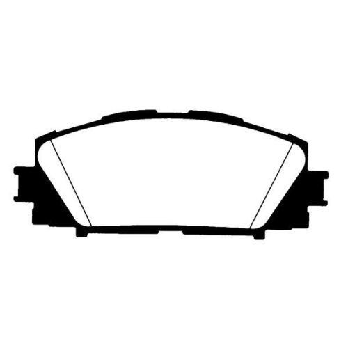 Bremsbelagsatz Scheibenbremse Raicam RA.0863.0 f&uuml;r Toyota Vorderachse