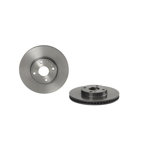 Bremsscheibe Brembo 09.D065.11 Prime Line - Uv Coated f&uuml;r Mazda Vorderachse