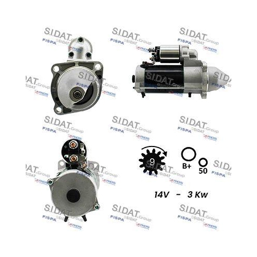 Starter Sidat S12BH0265A2 f&uuml;r Same