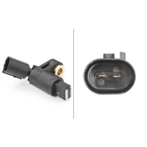 Sensor Raddrehzahl Hella 6PU 009 106-091 f&uuml;r Audi Seat Skoda VW Hitachi