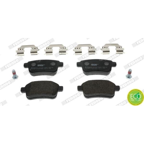 Bremsbelagsatz Scheibenbremse Ferodo FDB4186 Premier Eco Friction f&uuml;r Renault