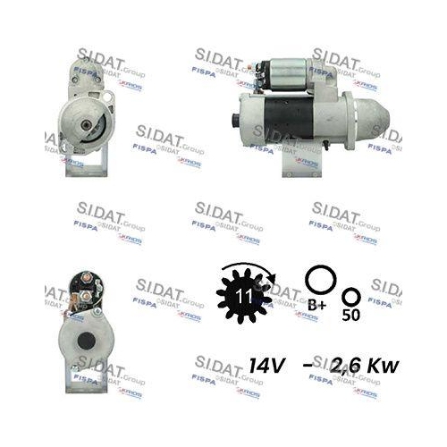 Starter Sidat S12BH0288A2 f&uuml;r Same