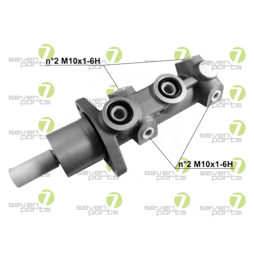 Hauptbremszylinder 7 Seven Parts SVI50410 f&uuml;r