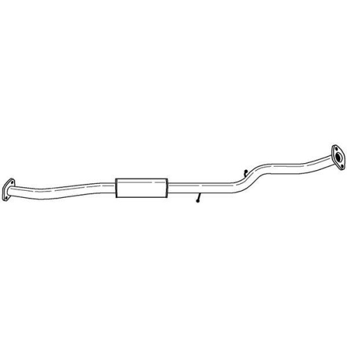Centre Muffler Sigam 34410 for Mazda