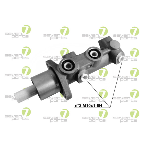 Hauptbremszylinder 7 Seven Parts SVI50430 f&uuml;r