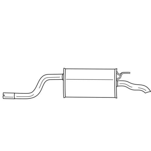 Endschalld&auml;mpfer Sigam 13656 f&uuml;r Fiat