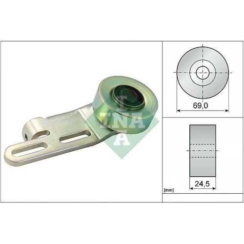 Spannrolle Keilrippenriemen Schaeffler Ina 531 0239 10 f&uuml;r Citro&euml;n Peugeot