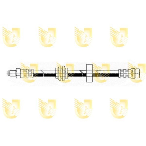 Bremsschlauch Unigom 376931 f&uuml;r Ford Hinten