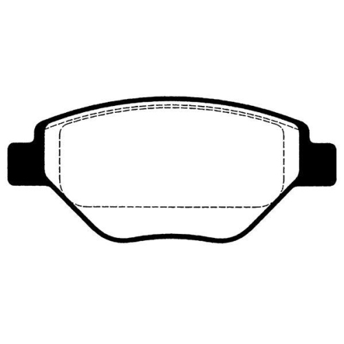 Bremsbelagsatz Scheibenbremse Raicam RA.0814.0 f&uuml;r Renault Vorderachse