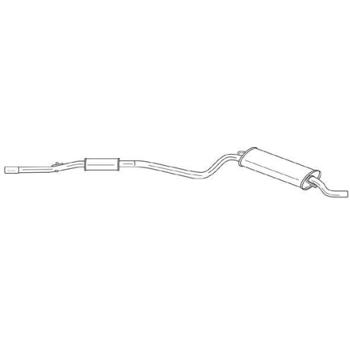 Endschalld&auml;mpfer Sigam 13658 f&uuml;r Fiat