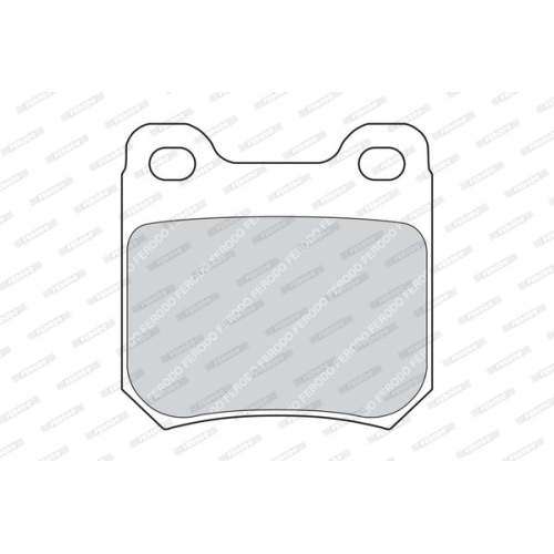 Bremsbelagsatz Scheibenbremse Ferodo FDB609 Premier f&uuml;r Opel Vauxhall