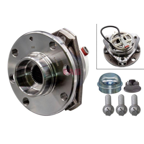 Radlagersatz Schaeffler Fag 713 6443 10 f&uuml;r Opel Vauxhall General Motors