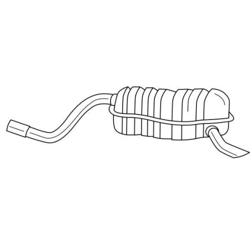 Endschalld&auml;mpfer Sigam 13666 f&uuml;r Fiat Lancia