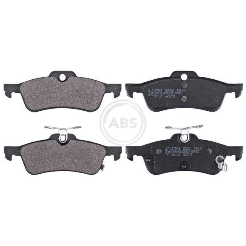 Bremsbelagsatz Scheibenbremse A.b.s. 37944 f&uuml;r Honda Hinterachse