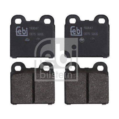 Brake Pad Set Disc Brake Febi Bilstein 183647 for VW