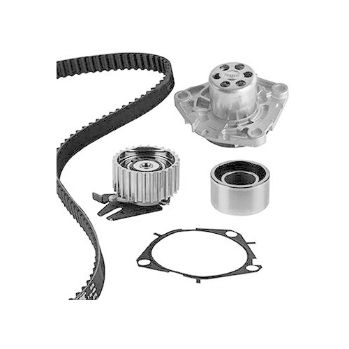 Wasserpumpe + Zahnriemensatz Graf KP1352-4 f&uuml;r Alfa Romeo Chrysler Fiat Lancia