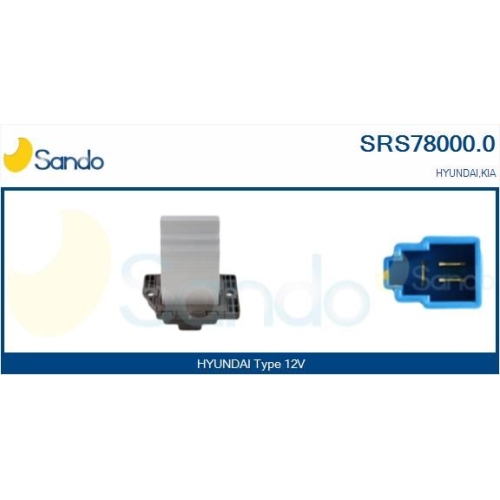 Widerstand Innenraumgebl&auml;se Sando SRS78000.0 f&uuml;r Hyundai Kia