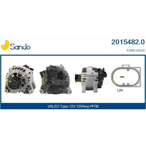 Generator Sando 2015482.0 f&uuml;r Ford Volvo