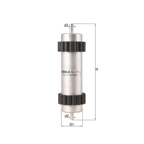Kraftstofffilter Mahle KL 915 f&uuml;r Audi Porsche VW Kayser Cupra