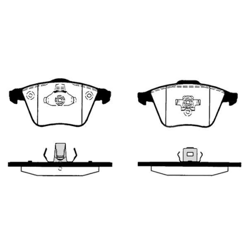 Bremsbelagsatz Scheibenbremse Raicam RA.0824.3 f&uuml;r Ford Saab Volvo Cadillac