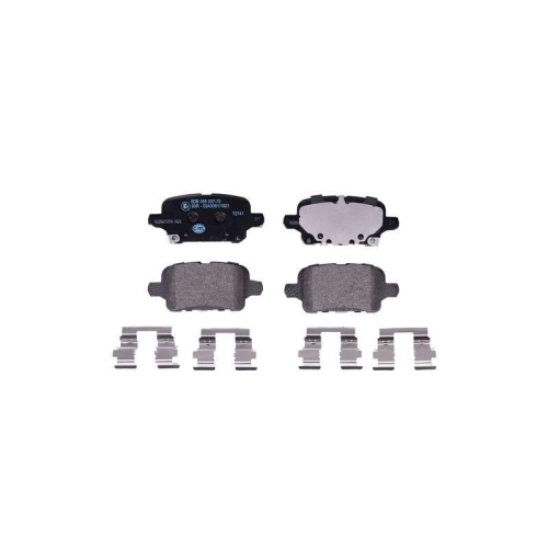 Bremsbelagsatz Scheibenbremse Hella 8DB 355 037-721 f&uuml;r Opel Vauxhall