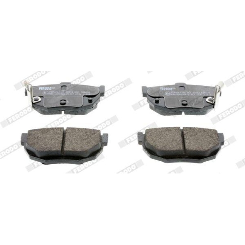 Bremsbelagsatz Scheibenbremse Ferodo FDB638 Premier Eco Friction für Nissan Kia