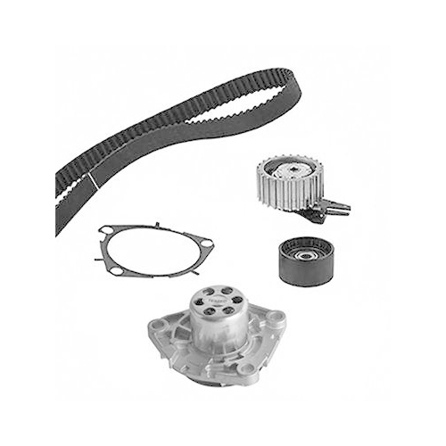 Wasserpumpe + Zahnriemensatz Graf KP1352-5 f&uuml;r Alfa Romeo Chrysler Fiat Lancia