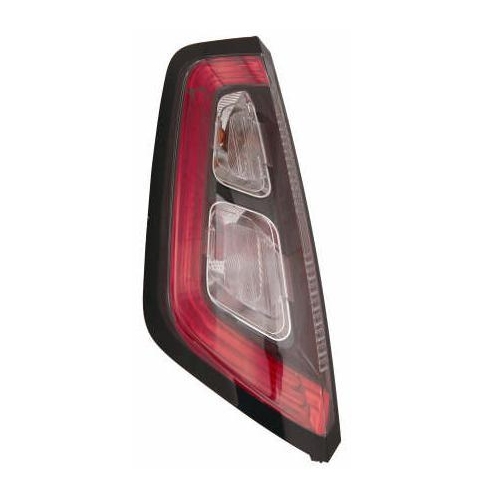 R&Uuml;CKLICHTEINHEIT RECHTER FIAT GRANDE PUNTO EVO SCHWARZE INNENKANTE MIT LED R