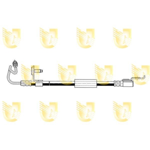 Bremsschlauch Unigom 376951 f&uuml;r Ford Hinterachse Rechts