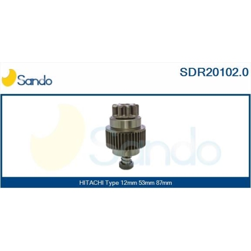 Ritzel Starter Sando SDR20102.0 f&uuml;r Nissan Hitachi