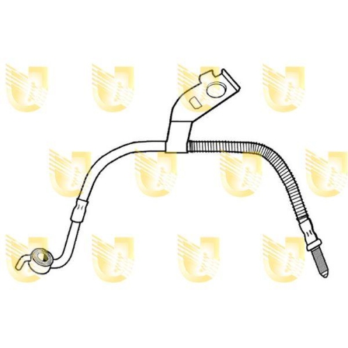 Bremsschlauch Unigom 376952 f&uuml;r Ford Vorderachse Rechts
