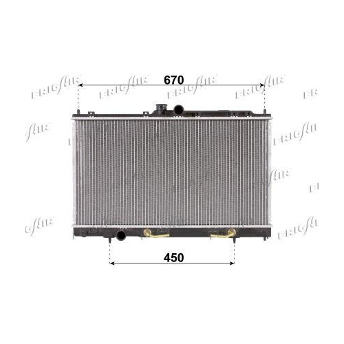 K&uuml;hler Motork&uuml;hlung Frigair 0116.3030 f&uuml;r Mitsubishi