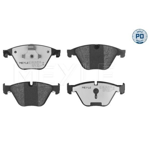 Bremsbelagsatz Scheibenbremse Meyle 0252468820PD f&uuml;r Bmw Vorderachse