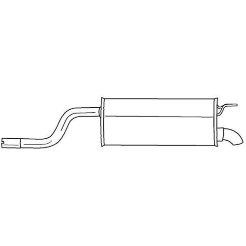 Endschalld&auml;mpfer Sigam 13687 f&uuml;r Fiat Opel