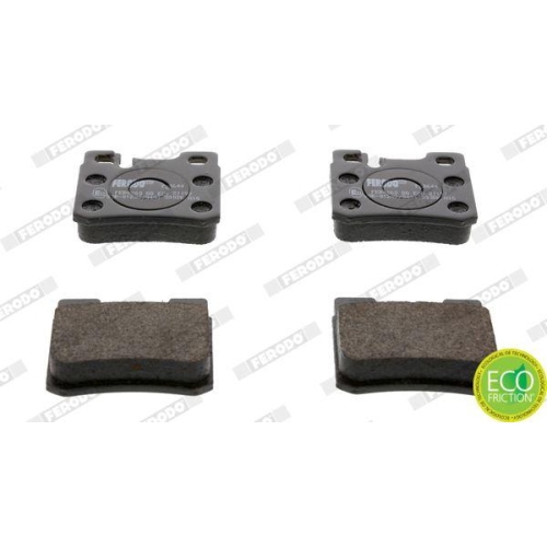 Bremsbelagsatz Scheibenbremse Ferodo FDB644 Premier Eco Friction f&uuml;r Hinterachse