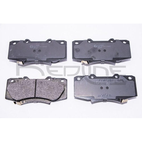 Bremsbelagsatz Scheibenbremse Red-line 27TO084 f&uuml;r Toyota Lexus Vorderachse