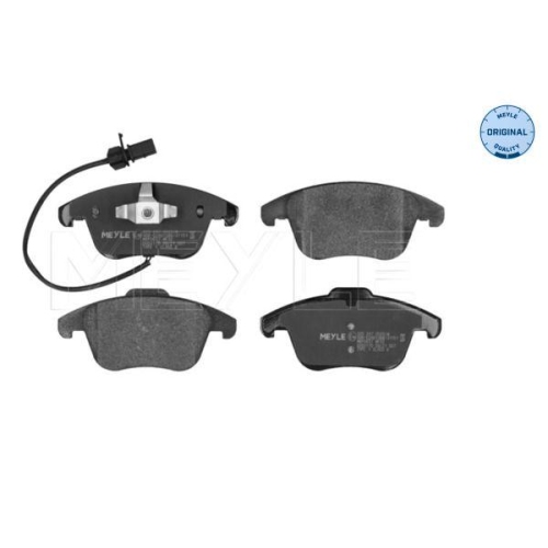 Bremsbelagsatz Scheibenbremse Meyle 0252470520W Meyle-original: True To Oe. f&uuml;r