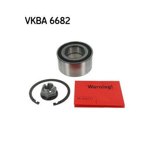 Radlagersatz Skf VKBA 6682 f&uuml;r Renault Dacia Vorderachse