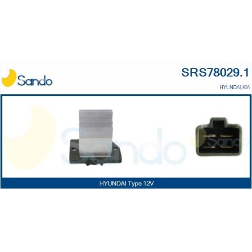 Widerstand Innenraumgebl&auml;se Sando SRS78029.1 f&uuml;r Hyundai Kia