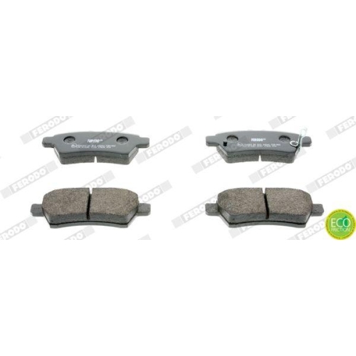 Brake Pad Set Disc Brake Ferodo FDB1882 Premier Eco Friction for Nissan