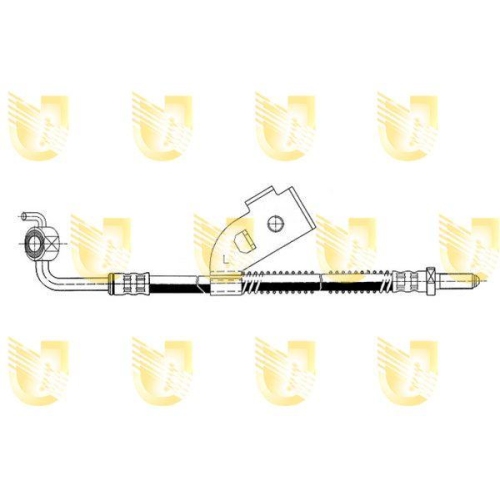 Bremsschlauch Unigom 376963 f&uuml;r Ford Vorderachse Links