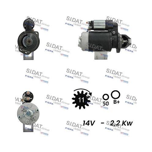 Starter Sidat S12BH0361A2 für Zettelmeyer