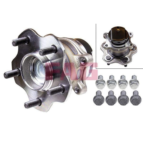 Radlagersatz Schaeffler Fag 713 6139 20 f&uuml;r Nissan Renault Hinterachse