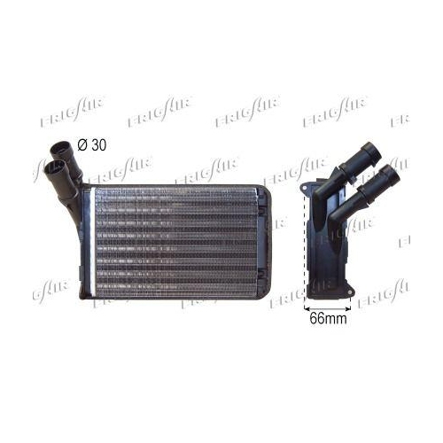 Wärmetauscher Innenraumheizung Frigair 0603.3005 für Citroën/peugeot